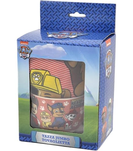 Tovaglietta Paw Patrol Tovagliette Paw Patrol Dino Rescue - 2 Tovagliette In Plastica Lavabili Per Bambini (42x29 Cm) Bambini Lavabile - 5