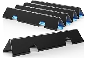 COISIEN 7636 Barras Flavorizer 38.7cm de Esmalte para Weber Spirit 300 Serie E310 S310 E320 S320 E330 S330,Pieza de Repuesto con Paneles de Control Frontales Parrillas de Gas