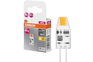 OSRAM LED BASE PIN MICRO, förpackning med 5 låga spänning lampor, ersätter