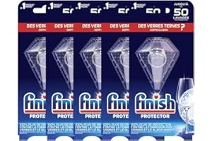 Finish Protector - Protection Des Verres Et De La Vaisselle - Produit Lave Vaisselle - Complement Pastille Lave Vaisselle - lot de 5