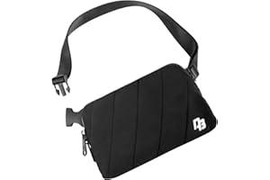 DOBALY Fanny Pack for Woman & Man‌, Crossbody Bag with Lightweight Design, Adjustable Crossbody Waist Chest Strap ‌,1L Belt Bag for Gym, Hiking & Travel