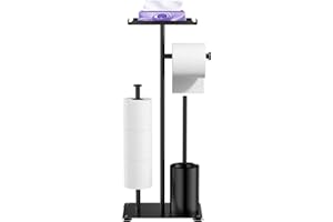 Comzantor Porta Carta Igienica, Scopino Rotoli Porta Carta Igienica Terra, Bagno Piantana Portarotolo Carta Igienica Igenica Holder, Portacartaigienica Porta Rotolo Carta Igienica Terra Toilet