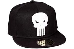 COTTON DIVISION Marvel The Punisher Snapback Cap Black