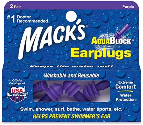 Cool Cargo Fishing Mack's Aqua Block Swimming Ear Plugs