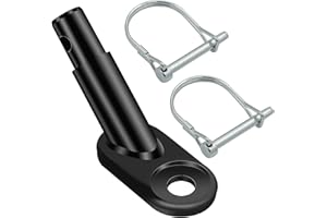 ANOTHEEE Bike Trailer Coupler Bicycle Trailer Hitch Connector Cargo Trailer Hitch Pet Trailer Hitch cargo trailer Coupler for Bike Trailer Hitch Connector Children and Pet Trailers (Black)