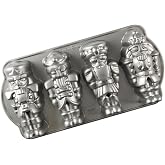 Nordic Ware Pişirme Kalıbı Nutcracker Cakelet Pan Al&uuml;minyum Gri, 35,6 cm x 17,5 cm, NW 92977