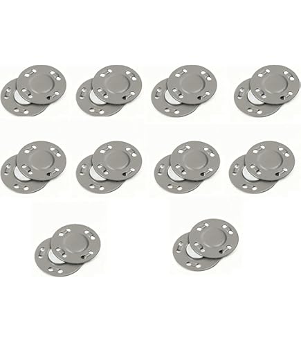 10 paar metalen naadloze magnetische gesp, geen naaien nodig, metalen magnetische zakclip, magnetische portemonneesluiting, magnetische drukknopen voor handtas en kleding, magneetknoppen voor kleding