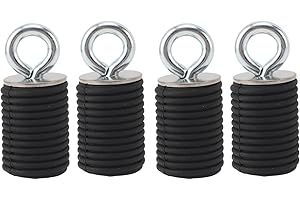 CFTGIW Ancres D'arrimage de Verrouillage pour ATV, 4 Pièces, 1,45 Pouces, Caoutchouc, Acier Inoxydable, Remplacement D'ancre UTV pour Polaris Ranger