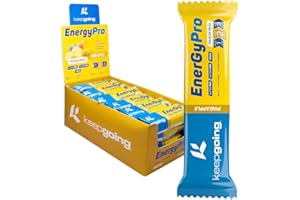 Keepgoing - Barritas Energéticas Naturales EnergyPro de Piña 24 uds x 40g | Textura Gominola para Ciclismo y Running | Barritas Energéticas de Pulpa de Fruta | Alto Aporte Energético