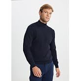 ALTINYILDIZ CLASSICS Pamuklu Standart Fit Normal Kesim Yarım Balık&ccedil;ı Yaka Triko Kazak