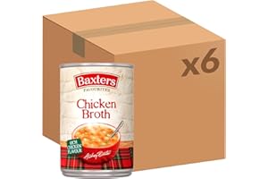 Baxters Favourites Chicken Broth Soup, 400 g (Pack of 6)
