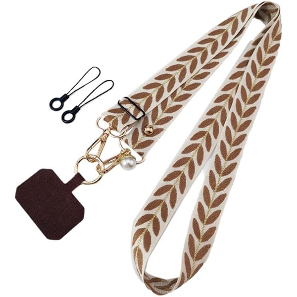 HERLOOK Nouveau Design Sangle Lanière Perles De Cristal Chaîne De Téléphone Portable Chaîne