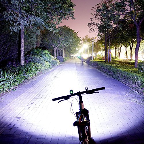 MakeTheOne Scheinwerfer Fahrrad-Frontlichter Helle LED Frontscheinwerfer Fahrradbeleuchtung Sport Mountain Fahrrad Scheinwerfer Hochleistung Wiederaufladbare Fahrradlicht (Gold Eule Frontlichter) - 7