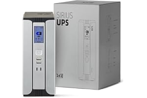 SKE SMART KEY ENERGY SKE Mini UPS Onduleur 30000mAh Batterie Coupure de Courant 12V/9V/ Mini Onduleurs Alimentation sans Interruption UPS DC Type-C USB Ports Sirius