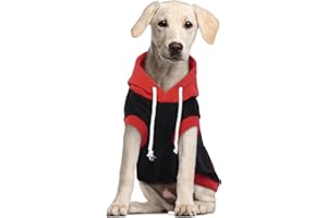 Hjumarayan Sudadera Perro - Sudadera Perro Grande Sudadera sin Mangas para Gato, Buzo de Algodón para Perro, Buzo Perro para Primavera, Otoño e Invierno (Rojo XXL)