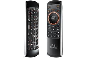 Rii Mini i25 Rechargeable 2.4GHz Remote Control with Air Fly Mouse and Wireless Keyboard for Android TV Box, PC, PS3, Laptop, HTPC, IPTV, Windows, Linux