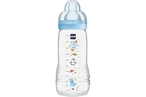 MAM BABYARTIKEL MAM Baby Bottle 330ml incl Sauger ab 4+ Mon. - Motiv Jungle - 3 Stück für Jungen