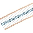 sourcing map 100Pcs 1K Ohm Resistor, 1/2W 1% Tolerance Metal Film Resistors, Lead, 5 Bands for DIY Electronic Projects and Experiments