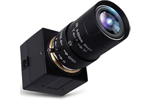 Svpro Webcam USB da 8MP con obiettivo zoom 5-50mm - Sensore IMX179 Web Camera, risoluzione HD 3264x2448, messa a fuoco manuale, compatibile UVC per PC Windows/Mac/Linux/Android