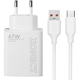 XONECT - 67W Fast Charging Adapter with USB Output and 1M USB to Type-C Cable Set