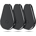 HOXE Air Tracker Tag 3 Pack, Key Finder Smart Tag Works with Apple Find My App (iOS Only), Item Locaror Tracking Tag for Luggage, Suitcases and More, Worldwide Tracking, Replaceable Battery, Black