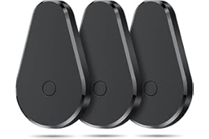 Hoxe Air Tracker Tag, Smart Tag Funziona con Apple Dov'è App (Solo iOS), Localizzatore Chiavi, Trova Oggetti per Valigie/Bagagli, Bip Forte, Batteria Sostituibile, Impermeabile Key Finder, 3-Pezzo