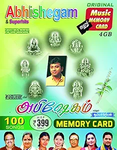 Abhishegam & 100 Superhit Devotionals Prerecorded Memory Card