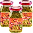 Rishta Green Chilli Pickle 400g (Pack of 3) - Tantalizing Mix of Green Chillies - Traditional Taste and Great Flavour to the Pickle – Natural Ingredients