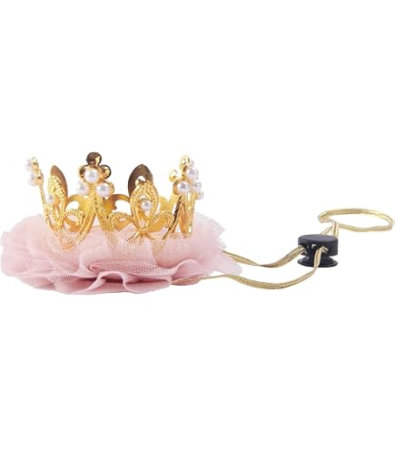Lovelyshop Haustierkrone – Diamantbesetzt, Für Hunde & Katzen (Medium)