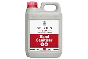 DELPHISECO Delphis Eco Hand Sanitising Foam - Plant-based, Vegan Hand Sanitiser, Free from Alcohol, Phosphates and Phosphonate, 2 Litres