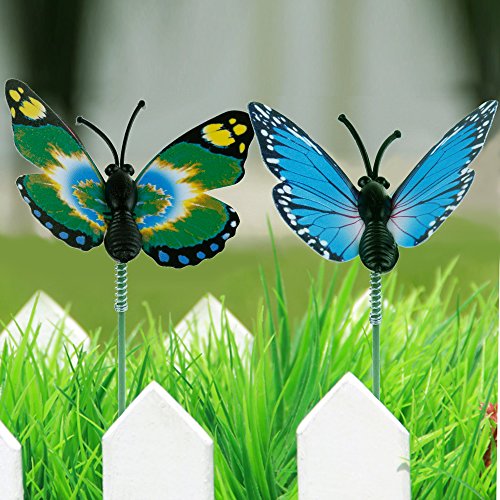 Faburo 78pcs 3D Deko Schmetterlinge Wandsticker Wandtattoo Aufkleber Gartendeko für Kinderzimmer Fenster Garten - 5