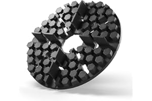 50x LANGFIT® Plattenlager - Flexibles Stelzlager mit 2mm Fugenkreuz für Terrassenplatten – 6-fach stapelbar von 10-60mm – Teilbar in vollwertige Randstücke und Ecken – Made in Germany – MS-PL2-10-S