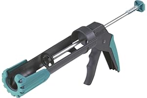 wolfcraft MG 200 mechanische Kartuschenpresse, Ergonomische Kartuschenpistole mit gummiertem Handgriff & drehbarer Griffhülse, Für 310 ml Kartuschen geeignet, 4352000