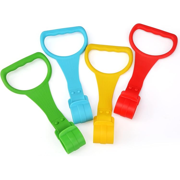 OFKPO 8 Pcs Anneaux Pour Berceau Bebe, Anneaux Pour L'Entraînement De L'Equilibre, Aider Le Bébé