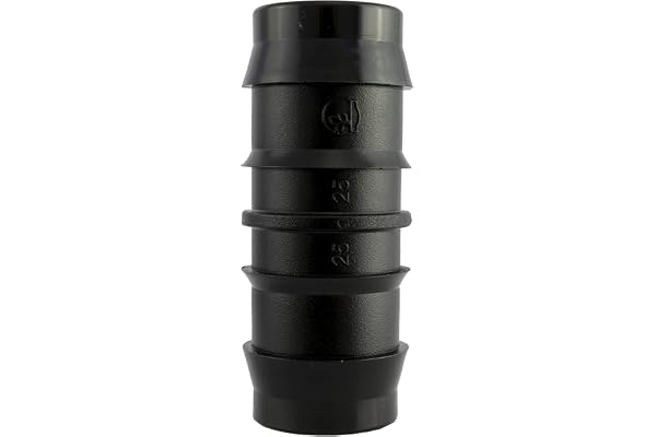 Raccord tubulaire pour bassin à poissons 25 mm Plastique Raccord droit