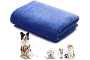 CATTLEYAHQ 160 * 60cm Toalla para Perro de 1 Pieza, Toallas de Secado rápido de Microfibra Suave y Absorbente, Toallas Grandes de Secado para Perros, Gatos y Mascotas