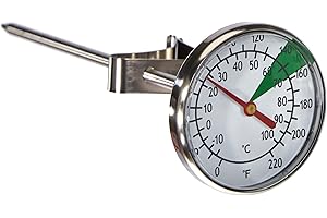 Cilio Termometro per latte con clip regolabile