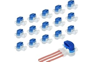 CTRICALVER conector a prueba de agua 15 paquete conector de cable conector a prueba de agua engarzado accesorios para cortacésped automático