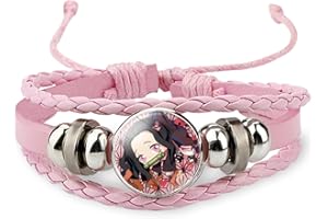 PQKL-party Bracelet Demon,Bracelets TresséS Demon Anime,Pour Accessoires De Cosplay, Convient Pour Les FêTe D'Anniversaire