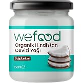 WEFOOD Organik Hindistan Cevizi Yağı, Beyaz, 150 Ml