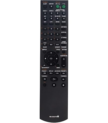 ROLLGAN RM-U185 RM-U306 RM-U306A Telecomando di Ricambio Adatto Per Sony RM-U306B AV System STR-DE485 STR-DE585 HT-1700D STR-DE197 STR-DE185 STR-DE187 STR-740P STR-DE495 STR-DE485E STR-DE585E