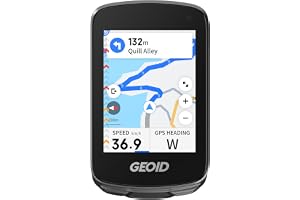 GEOID CC700 Pro 2,8" kolorowy ekran dotykowy licznik rowerowy GPS nawigacja map rerouting WiFi auto sync ANT+ Bluetooth powiadomienia IPX7 trening indoor