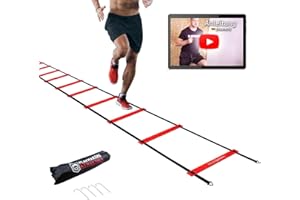 Sport-Tec Koordinationsleiter 4m - Speed Ladder Für Fußballtraining & Schnelligkeit
