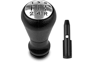 Fousenuk 5 Velocidades Pomo Palanca de Cambios Coche, Perilla de Cambio de Marchas Manual Compatible con Peugeot 306 406 206 207 208 307 309 106 205 1007 3008 Citroen C1 C2 C3 C4 Picasso Xsara