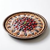Papilla Nirvana Turta ve Kek Kalıbı - 32 cm Dev Boy Metalik Kahve Kır&ccedil;ıllı Yanmaz Yapışmaz