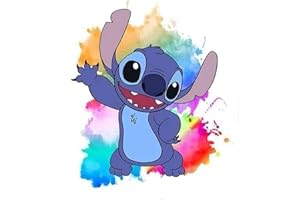 NAIMOER Stitch Diamond Painting Kits für Erwachsene, Full Drill Stitch Cartoon Diamond Painting Kits, DIY 5D Diamant Dots Stitch Diamant Bilder Kits für Home Decor 30x40 cm