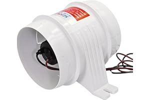 SEAFLO 12V 4" 235 CFM in-Line Bilge Blower