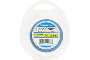 EXOTIC MYTH Double Sided Adhesive Lace Front Support Tape Roll Wig Blue Tape 1/2 Inch 3 Yards (108 Inches)