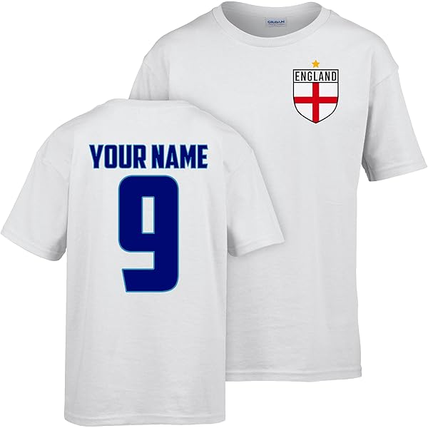 Maglietta Da Calcio Inghilterra Rossa,Maglietta Per Sostenitori - Foto 4