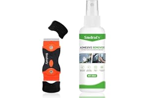 Smdrafy Aufkleberentferner, klebereste Entferner, Adhesive Remover, Etiketten Entferner mit Doppelseitigem Schaber, Lebstoffentferner Entfernt Schnell Hartnäckige Klebereste,100ml